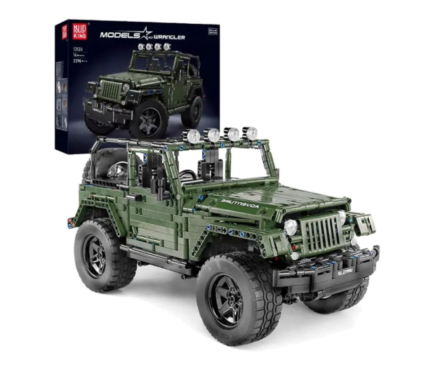 Mould King Klocki konstrukcyjne Wrangler czarny 2096 el. zestaw 13124 - 1551543 - zdjęcie